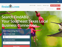 Tablet Screenshot of findabiz.com
